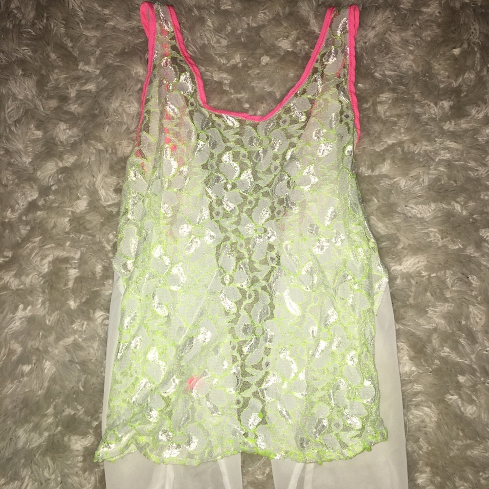 Floral Sheer Tank top